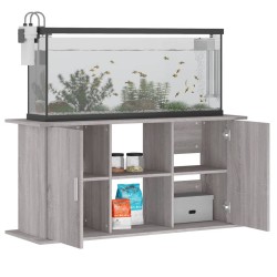 vidaXL Supporto Acquario 121x41x58 cm Legno ingegnerizzato Grigio Sonoma