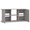 vidaXL Supporto Acquario 121x41x58 cm Legno ingegnerizzato Grigio Sonoma