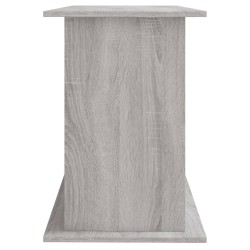 vidaXL Supporto Acquario 121x41x58 cm Legno ingegnerizzato Grigio Sonoma