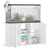 vidaXL Supporto Acquario 101x41x58 cm Legno ingegnerizzato Bianco Lucido