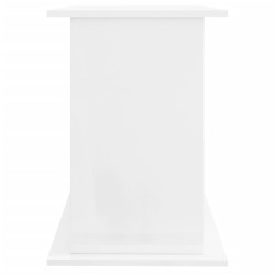 vidaXL Supporto Acquario 101x41x58 cm Legno ingegnerizzato Bianco Lucido