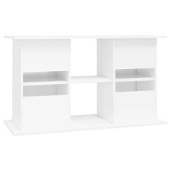 vidaXL Supporto Acquario 101x41x58 cm Legno ingegnerizzato Bianco Lucido