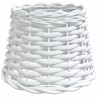 vidaXL Paralume da Soffitto Bianco Ø20x15 cm in Vimini