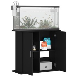 vidaXL Supporto per Acquario 81x36x73 cm in Legno ingegnerizzato Nero