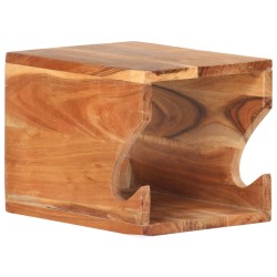 vidaXL Supporto Bicicletta da Parete 35x25x25 cm in Legno di Acacia