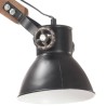 vidaXL Lampada da Parete Stile Industriale Nera Rotonda E27