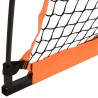 vidaXL Rete Baseball Arancione e Nera 183x182x183cm Acciaio Poliestere