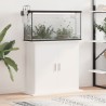 vidaXL Supporto per Acquario Bianco 81x36x73 cm in Legno ingegnerizzato