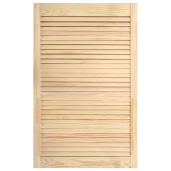 vidaXL Ante a Lamelle 4 pz in Legno Massello di Pino 99,3x59,4 cm