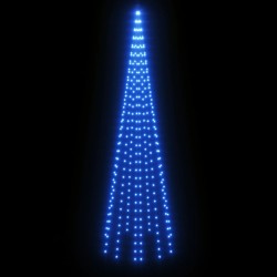 Albero di Natale Pennone Blu 310 LED 300 cm