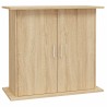 vidaXL Supporto Acquario 81x36x73cm in Legno ingegnerizzato Rovere Sonoma