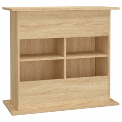 vidaXL Supporto Acquario 81x36x73cm in Legno ingegnerizzato Rovere Sonoma