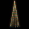 Albero di Natale con Puntale Colorato 732 LED 500 cm