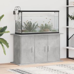 vidaXL Supporto Acquario 101x41x58 cm Legno ingegnerizzato Grigio Cemento