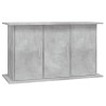 vidaXL Supporto Acquario 101x41x58 cm Legno ingegnerizzato Grigio Cemento