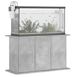 vidaXL Supporto Acquario 101x41x58 cm Legno ingegnerizzato Grigio Cemento