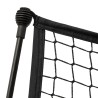 vidaXL Rete da Allenamento Baseball Softball 241x106,5x216cm Metallo