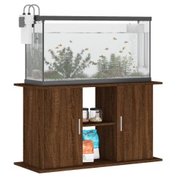 vidaXL Supporto Acquario 101x41x58 cm Legno ingegnerizzato Rovere Marrone