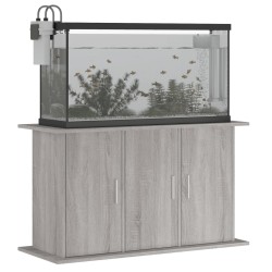 vidaXL Supporto Acquario 101x41x58 cm Legno ingegnerizzato Grigio Sonoma