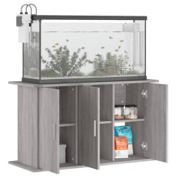 vidaXL Supporto Acquario 101x41x58 cm Legno ingegnerizzato Grigio Sonoma