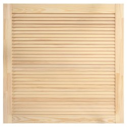 vidaXL Ante a Lamelle 4 pz in Legno Massello di Pino 39,5x39,4 cm