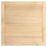 vidaXL Ante a Lamelle 4 pz in Legno Massello di Pino 39,5x39,4 cm