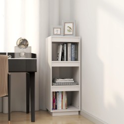 vidaXL Libreria/Divisorio Bianco 40x35x103cm in Legno Massello di Pino