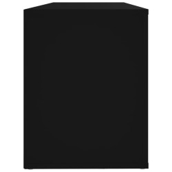 vidaXL Scarpiera Nero 100x35x45 cm in Legno Ingegnerizzato