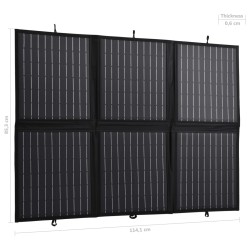 Pannello Solare Carica Batteria Pieghevole 120W 12V