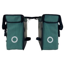 Willex Borse da Bicicletta 40 L Tela Verde 