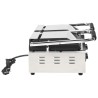 vidaXL Doppia Griglia per Panini Scanalata 3600 W 57x30,5x20 cm