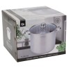 Excellent Houseware Casseruola con Coperchio 9 L in Acciaio Inox