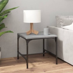 vidaXL Tavolino da Salotto Grigio Sonoma 50x50x35 cm Legno ingegnerizzato