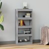 vidaXL Libreria/Divisorio Grigio Sonoma 60x30x135 cm Legno ingegnerizzato