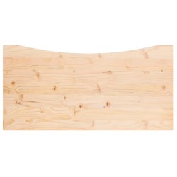 vidaXL Piano Scrivania 110x55x2,5 cm in Legno Massello di Pino