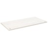 vidaXL Piano Scrivania Bianco 100x50x2,5 cm in Legno Massello di Pino