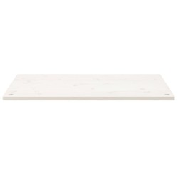 vidaXL Piano Scrivania Bianco 100x50x2,5 cm in Legno Massello di Pino