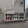 vidaXL Scarpiera Grigio Cemento 102x36x60 cm in Legno Ingegnerizzato