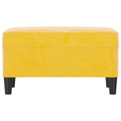 vidaXL Panca Giallo 70x35x41 cm in Velluto