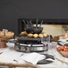 Livoo Set Griglia Raclette e Fonduta 3 in 1 8 Persone 1900 W Nero