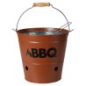 ProGarden Griglia a Secchiello per Barbecue BBQ 26 cm Arancione Scuro