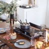 Livoo Set Griglia Raclette e Fonduta per 12 Persone 1650 W