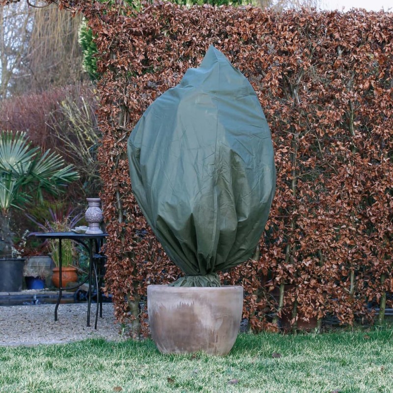 Nature Coperture Invernali in Pile 2 pz 50 g/m² 150x75 cm Verde