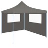 vidaXL Parete con Finestre per Gazebo 4x2 m Antracite