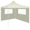 vidaXL Parete con Finestre per Gazebo 4x2 m Crema