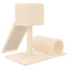 vidaXL Albero per Gatti con Tiragraffi in Sisal Crema 59 cm