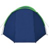 vidaXL Tenda da Campeggio per 4 Persone Blu Marino/Verde