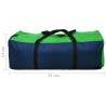 vidaXL Tenda da Campeggio per 4 Persone Blu Marino/Verde