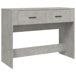 vidaXL Tavolino Consolle Grigio Cemento 100x39x75 cm Legno ingegnerizzato