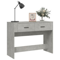 vidaXL Tavolino Consolle Grigio Cemento 100x39x75 cm Legno ingegnerizzato